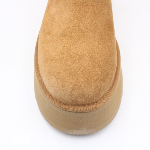 NIDB UGG Classic Dipper Platform Boots with Neoprene Shaft in Chestnut US Size 7 - Picture 10 of 16